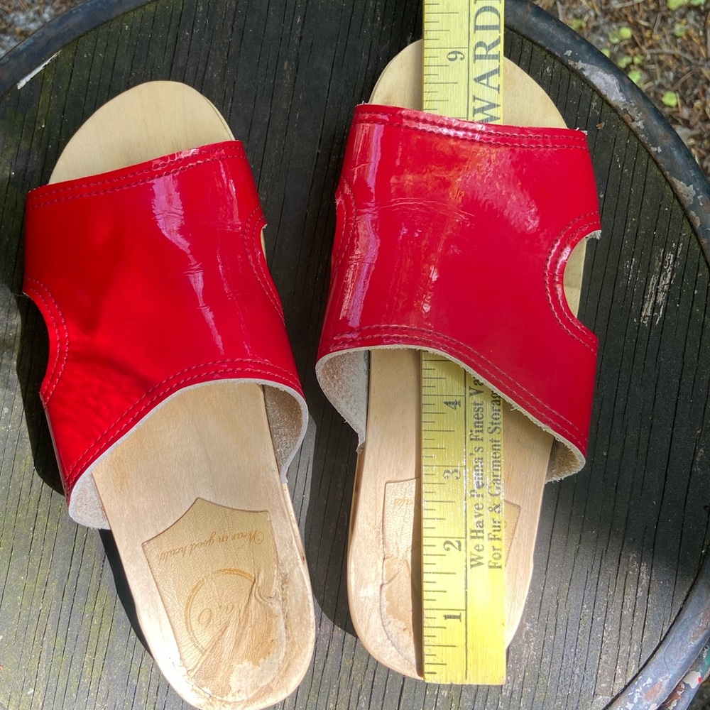No 6 patent leather slides - Picture 13 of 13